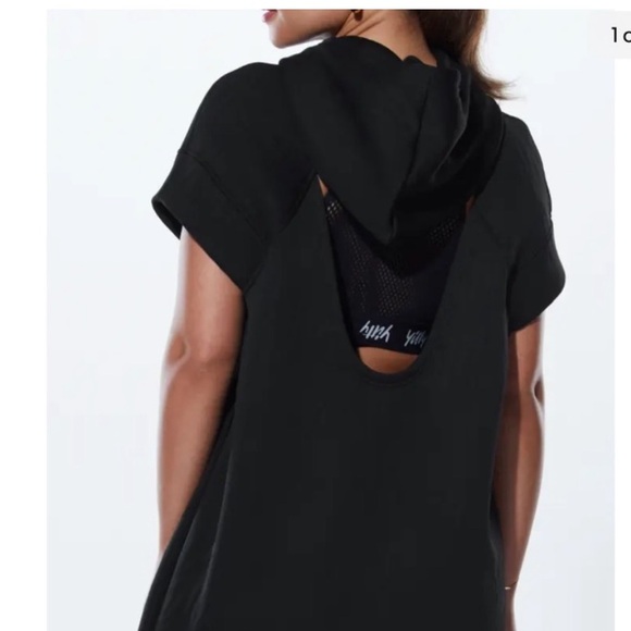 YITTY Black Backless Athleisure Activewear Dress Medium - Picture 6 of 16